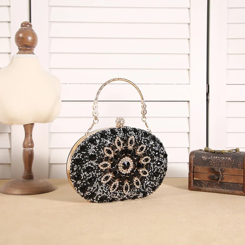Cross - border explosive sunflower dinner bag Fashion banquet clutch bag - Gems Ensumbles