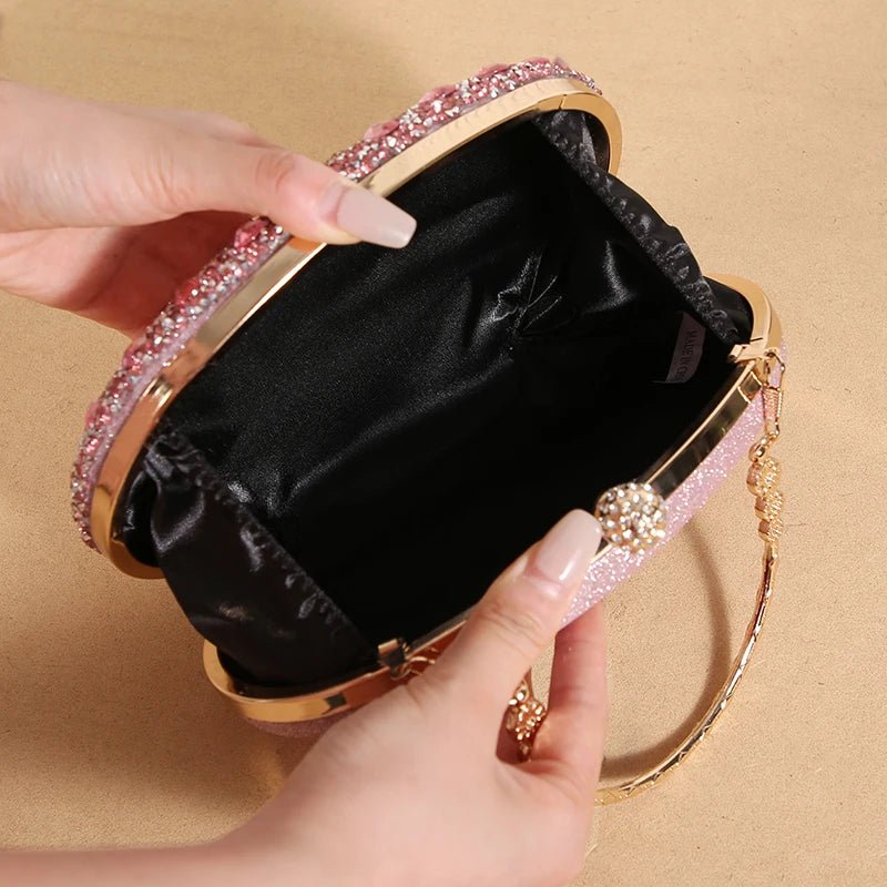 Cross - border explosive sunflower dinner bag Fashion banquet clutch bag - Gems Ensumbles