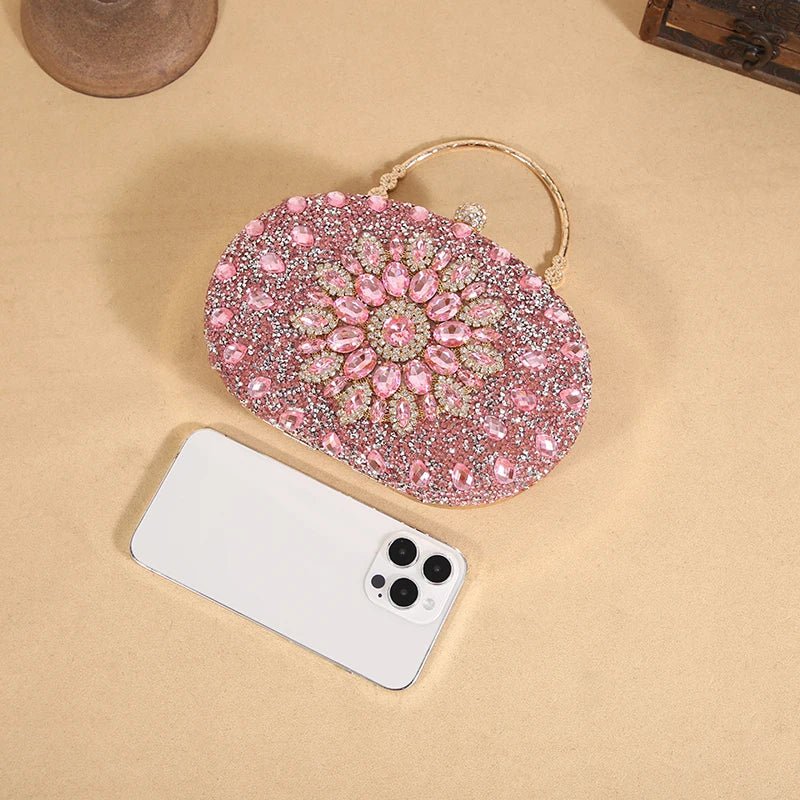 Cross - border explosive sunflower dinner bag Fashion banquet clutch bag - Gems Ensumbles