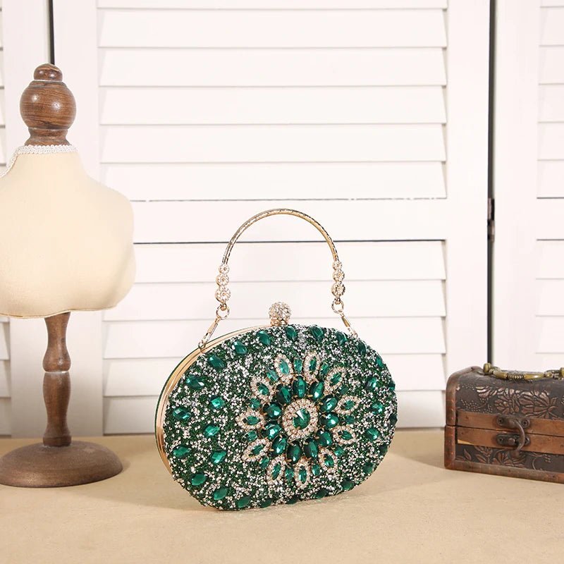 Cross - border explosive sunflower dinner bag Fashion banquet clutch bag - Gems Ensumbles