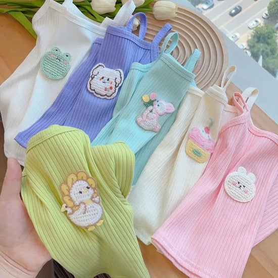 Kids Sleeveless Knitted Tops Vest - Gems Ensumbles
