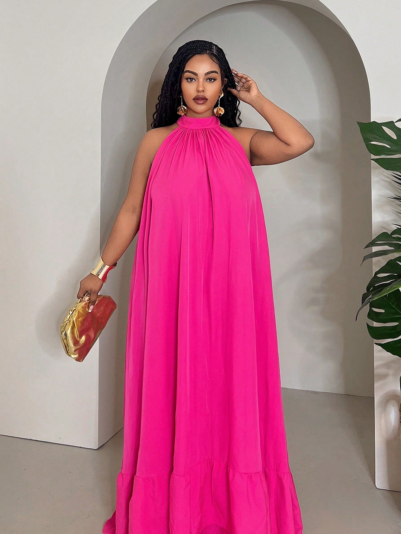 Women New Arrivals Outfit Elegant Evening Brunch Dress - Gems Ensumbles
