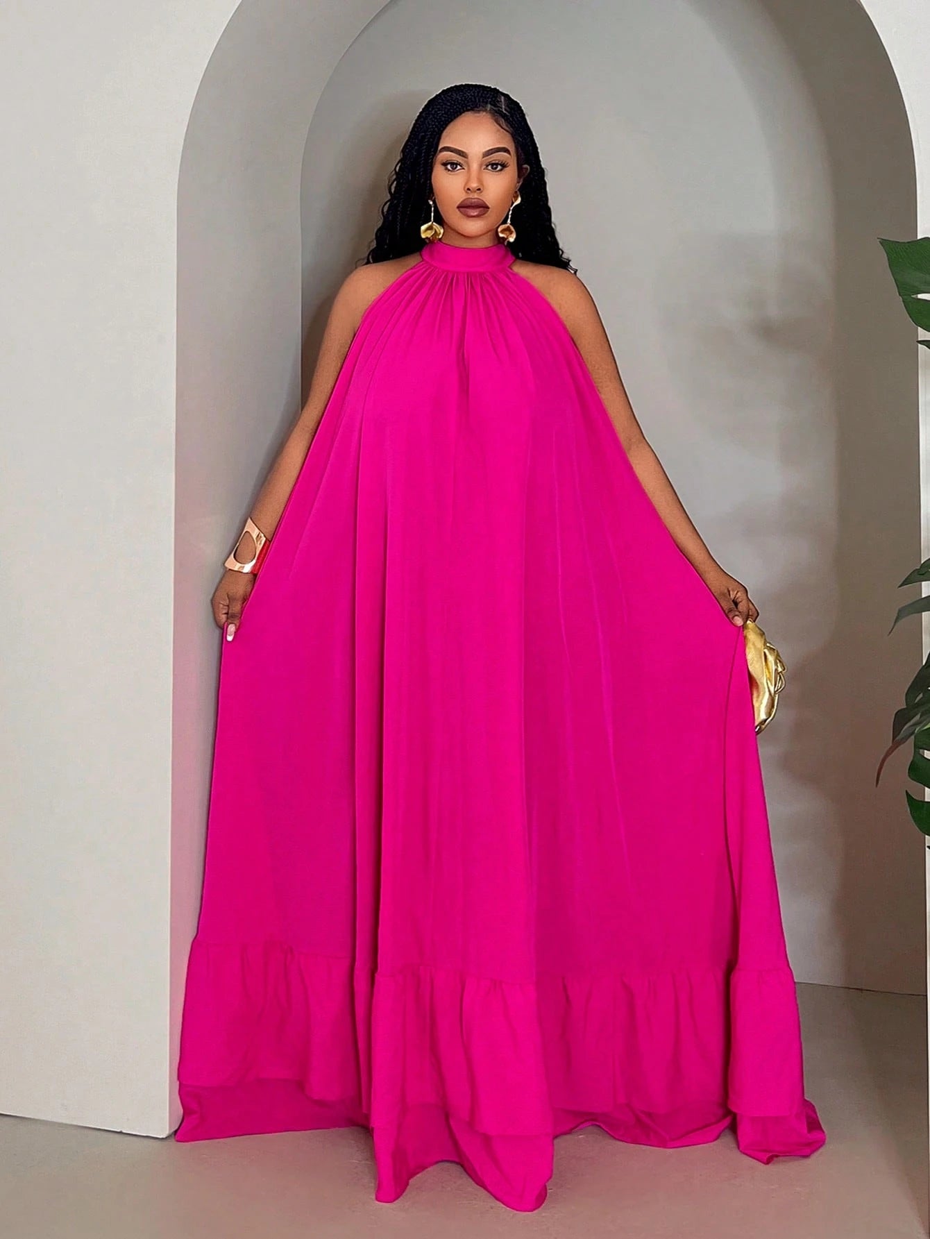 Women New Arrivals Outfit Elegant Evening Brunch Dress - Gems Ensumbles