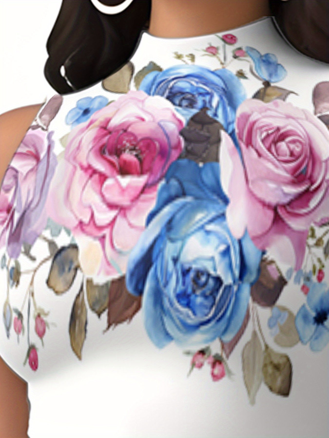 Women'S Jumpsuit, Trendy And Bright Print, Sexy And Slim Fit, - Gems Ensumbles